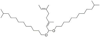 CAS#: 67923-86-8， 1,1'-[(3,6-Dimethyl-2,6-Octadienylidene)Bis(Oxy)]Bisisotridecane