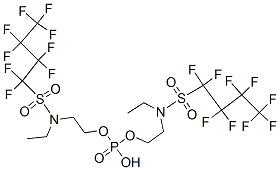 CAS#: 67939-91-7， Bis[2-[Ethyl(Nonafluorobutanesulphonyl)Amino]Ethyl] Hydrogen Phosphate
