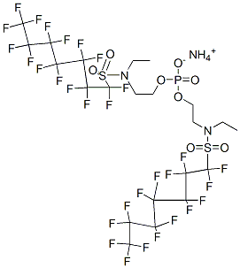 CAS#: 67939-97-3， Ammonium Bis[2-[Ethyl[(Pentadecafluoroheptyl)Sulphonyl]Amino]Ethyl] Phosphate