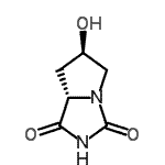 CAS#: 67943-20-8， (6R,7aS)-6-Hydroxytetrahydro-1H-pyrrolo[1,2-c]imidazole-1,3(2H)-dione