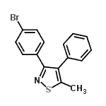 CAS#: 679785-55-8， 3-(4-Bromophenyl)-5-methyl-4-phenyl-1,2-thiazole