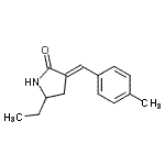 CAS#: 679818-41-8， (3E)-5-Ethyl-3-(4-methylbenzylidene)-2-pyrrolidinone
