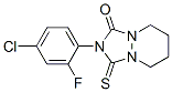 CAS#: 68017-44-7， 2-(4-Chloro-2-Fluorophenyl)Hexahydro-3-Thioxo-1H-(1,2,4)Triazolo(1,2-a)Pyridazin-1-One