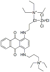 CAS#: 68039-22-5， 3,3'-[(9,10-Dihydro-9,10-Dioxoanthracene-1,4-Diyl)Diimino]Bis[Triethylpropylammonium] Tetrachlorozincate