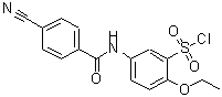 CAS#: 680618-02-4， 5-[(4-Cyanobenzoyl)amino]-2-ethoxybenzenesulfonyl chloride