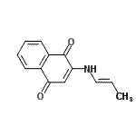 CAS#: 680618-75-1， 2-[(1E)-1-Propen-1-ylamino]-1,4-naphthoquinone