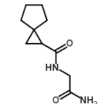CAS 登录号：680618-98-8， N-(2-氨基-2-氧代乙基)螺[2.4]庚烷-1-甲酰胺