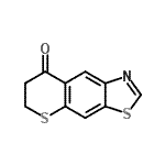 CAS#: 6813-46-3， 6,7-Dihydro-8H-Thiochromeno[6,7-D][1,3]Thiazol-8-One