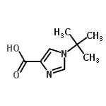 CAS#: 681484-74-2， 1-(2-Methyl-2-propanyl)-1H-imidazole-4-carboxylic acid