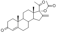 CAS#: 6815-51-6， 17alpha-Acetoxy-16-Methylene-Pregn-4-En-3,20-Dione