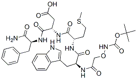 CAS#: 68172-06-5， (3S)-3-[[(1S)-1-Carbamoyl-2-Phenyl-Ethyl]Carbamoyl]-3-[[(2S)-2-[[(2S)- 3-(1H-Indol-3-Yl)-2-[[2-(Tert-Butoxycarbonylamino)Oxyacetyl]Amino]Propanoyl]Amino]-4-Methylsulfanyl-Butanoyl]Amino]Propanoic Acid