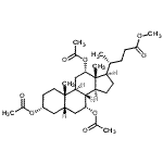 CAS#: 6818-44-6， Methyl (3alpha,5beta,7alpha,12alpha)-3,7,12-Triacetoxycholan-24-Oate