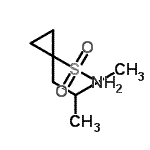 structure of CAS# 681808-62-8, 1-isobutylcyclopropane-1-sulfonamide;1-isobutylcyclopropane-1-sulfonamide