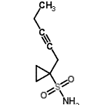 CAS#: 681808-88-8， 1-(2-Pentyn-1-yl)cyclopropanesulfonamide