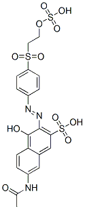 CAS#: 68189-39-9， 7-Acetamido-4-Hydroxy-3-[[4-[[2-(Sulphooxy)Ethyl]Sulphonyl]Phenyl]Azo]Naphthalene-2-Sulphonic Acid
