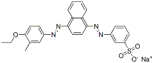 CAS#: 68214-55-1， Sodium 3-[[4-[(4-Ethoxy-m-Tolyl)Azo]-1-Naphthyl]Azo]Benzenesulphonate