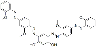CAS#: 68227-35-0， 4,6-Bis[[2-Methoxy-4-[(2-Methoxyphenyl)Azo]Phenyl]Azo]-1,3-Benzenediol