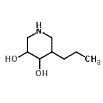 CAS#: 682331-10-8， 5-Propyl-3,4-piperidinediol