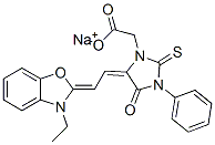 CAS#: 68239-69-0， Sodium 5-[(3-Ethyl-3H-Benzoxazol-2-Ylidene)Ethylidene]-4-Oxo-3-Phenyl-2-Thioxoimidazolidine-1-Acetate
