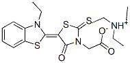 CAS#: 68239-70-3， Triethylammonium 5-(3-Ethylbenzothiazol-2(3H)-Ylidene)-4-Oxo-2-Thioxothiazolidine-3-Acetate