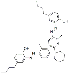 CAS#: 68239-78-1， 2,2'-[Cyclohexylidenebis[(2-Methyl-4,1-Phenylene)Azo]]Bis[4-Butylphenol]