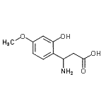 CAS 登录号：682803-94-7， 3-氨基-3-(2-羟基-4-甲氧基-苯基)丙酸