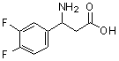 CAS#: 682804-05-3， 3-Amino-3-(3,4-difluorophenyl)propanoic acid