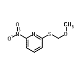 CAS#: 682809-83-2， 2-[(Methoxymethyl)sulfanyl]-6-nitropyridine