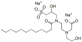 CAS#: 68298-16-8， N-(2-Hydroxyethyl)-N-[2-[(2-Hydroxy-3-Sulfopropyl)(1-Oxododecyl)Amino]Ethyl]Glycine Disodium Salt