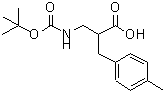 CAS#: 683218-94-2， 2-(4-Methylbenzyl)-3-({[(2-methyl-2-propanyl)oxy]carbonyl}amino)propanoic acid
