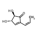 CAS#: 683276-34-8， (4S,5R)-4,5-Dihydroxy-2-[(1Z)-1-propen-1-yl]-2-cyclopenten-1-one