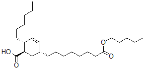 CAS#: 68330-69-8， 5(6)-Carboxy-4-Hexyl-2-Cyclohexene-1-Octanoic Acid Pentyl Ester