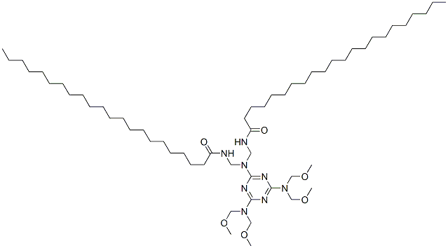 CAS#: 68334-70-3， N,N'-[[[4,6-Bis[Bis(Methoxymethyl)Amino]-1,3,5-Triazin-2-Yl]Imino]Bis(Methylene)]Bis(Docosanamide)