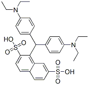CAS#: 68345-20-0， 1-[Bis[4-(Diethylamino)Phenyl]Methyl]Naphthalene-2,7-Disulphonic Acid
