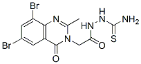 CAS#: 68377-74-2， [[2-(6,8-Dibromo-2-Methyl-4-Oxo-Quinazolin-3-Yl)Acetyl]Amino]Thiourea