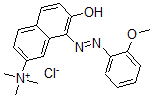 CAS#: 68391-30-0， 7-Hydroxy-8-[2-(2-Methoxyphenyl)Diazenyl]-N,N,N-Trimethyl-2-Naphthalenaminium Chloride (1:1)