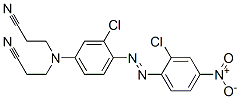 CAS 登录号：68391-46-8， 3,3'-[[3-氯-4-[(2-氯-4-硝基苯基)偶氮]苯基]亚氨基]二(丙腈)