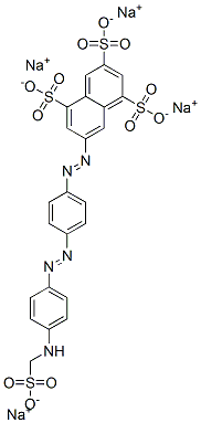 CAS#: 68400-39-5， Tetrasodium 7-[[4-[[4-[(Sulphonatomethyl)Amino]Phenyl]Azo]Phenyl]Azo]Naphthalene-1,3,5-Trisulphonate