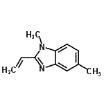 CAS#: 68426-80-2， 1,5-Dimethyl-2-vinyl-1H-benzimidazole
