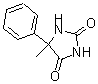 结构式 CAS# 6843-49-8, 5-甲基-5-苯基-2,4-咪唑烷二酮