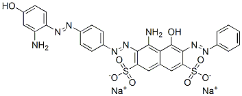 CAS#: 68460-07-1， Disodium 4-Amino-3-[[4-[(2-Amino-4-Hydroxyphenyl)Azo]Phenyl]Azo]-5-Hydroxy-6-(Phenylazo)Naphthalene-2,7-Disulphonate