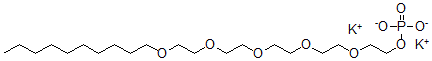 CAS#: 68480-00-2， Phosphoric Acid 3,6,9,12,15-Pentaoxapentacosan-1-Yl Ester dipotassium Salt