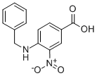 结构式 CAS# 68502-37-4, 4-苄基氨基-3-硝基-苯甲酸