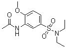 CAS#: 68540-88-5， N-[5-[(Diethylamino)Sulfonyl]-2-Methoxyphenyl]-Acetamide