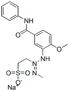 CAS#: 68540-90-9， Sodium 2-[3-[2-Methoxy-5-[(Phenylamino)Carbonyl]Phenyl]-1-Methyltriazen-2-Yl]Ethanesulphonate