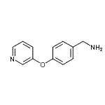 structure of CAS# 685533-76-0, 1-[4-(3-Pyridinyloxy)phenyl]methanamine;(4-(3-pyridyloxy)phenyl)methylamine;(4-(pyridin-3-yloxy)phenyl)methanamine;1-[4-(pyridin-3-yloxy)phenyl]methanamine dihydrochloride