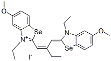 CAS#: 68555-40-8， 3-Ethyl-2-[2-[(3-Ethyl-5-Methoxy-3H-Benzoselenazol-2-Ylidene)Methyl]But-1-Enyl]-5-Methoxybenzoselenazolium Iodide