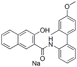 CAS#: 68556-00-3， Sodium 3-Hydroxy-N-[4-Methoxy-o-Tolylphenyl]Naphthalene-2-Carboxamidate