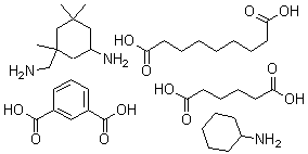 CAS#: 68584-17-8， Isophorone Diamine, Cyclohexylamine, Isophthalic Acid, Adipic Acid,Azelaic Acid Polymer