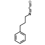 structure of CAS# 68664-23-3, (3-Isocyanatopropyl)benzene;(3-isocyanatopropyl)benzene;(3-isocyanatopropyl)-benzene;3-isocyanatopropylbenzene